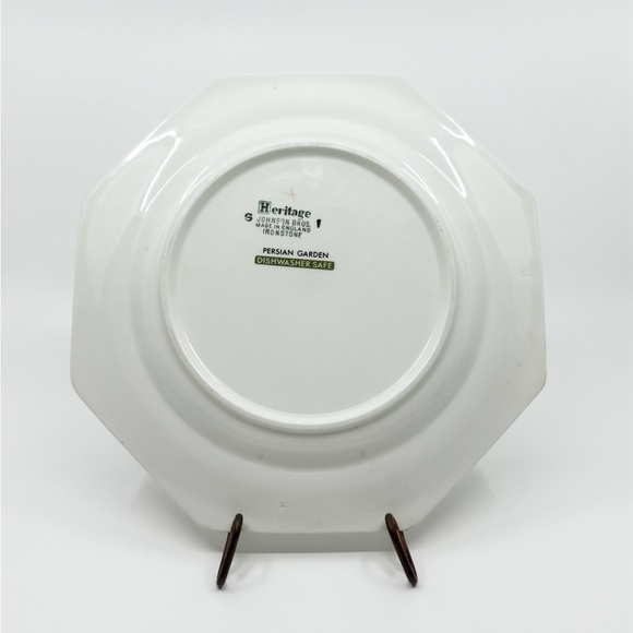 Vintage Johnson Brothers Heritage Persian Garden Ironstone China Dinner Plate - Picture 12 of 12